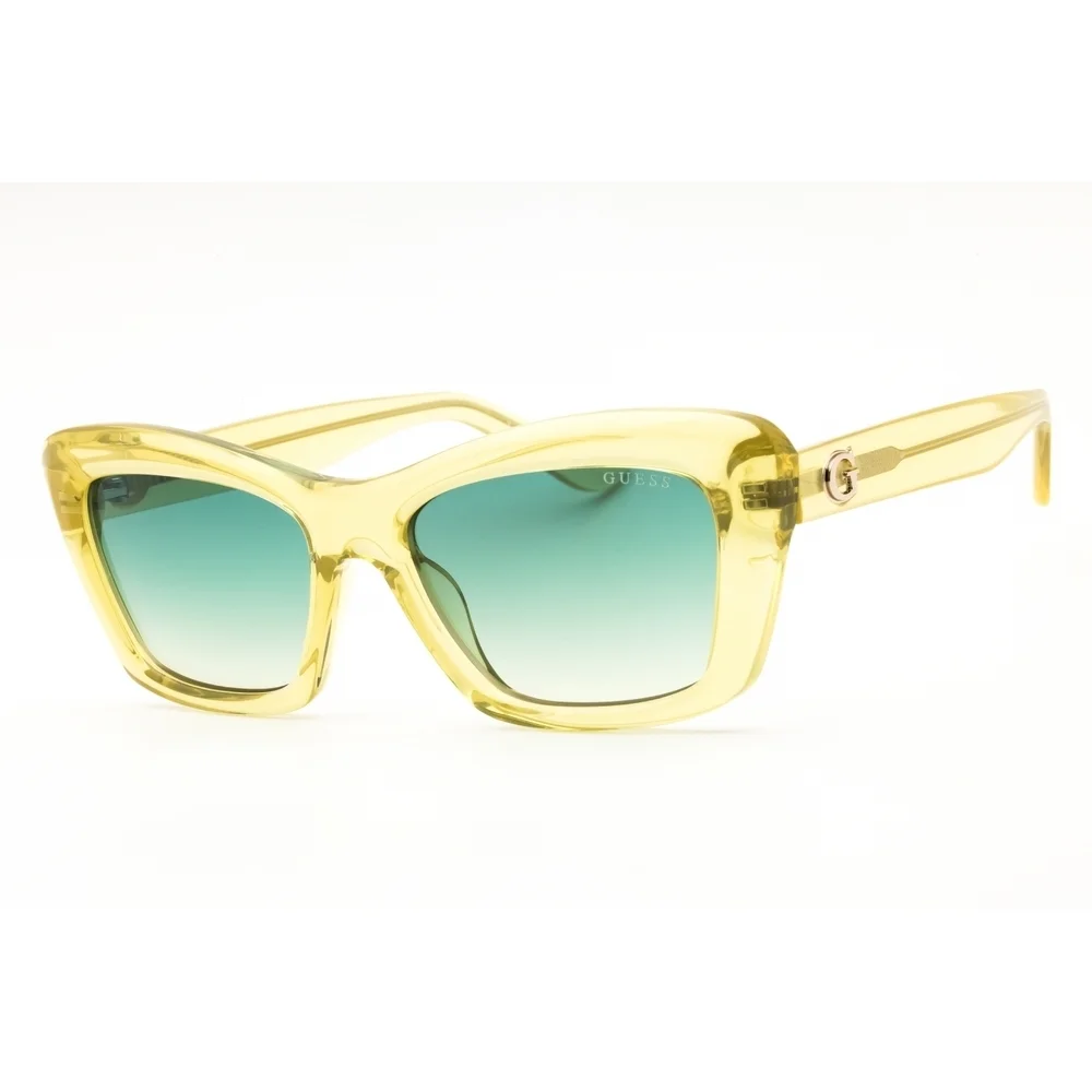 NWT Guess GU00195-39P Yellow Cat Eye 52mm Sunglasses